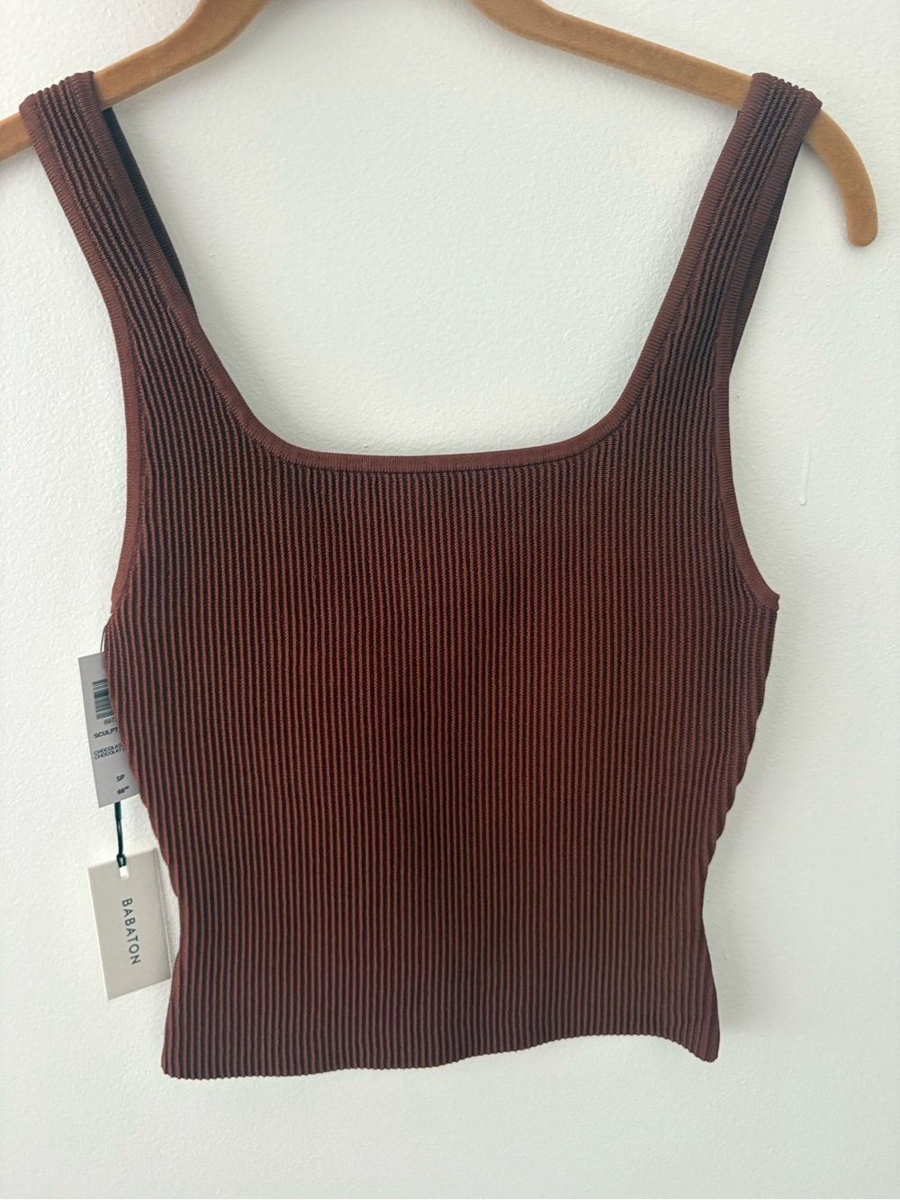 Babaton Sculpt Knit Square Neck Top